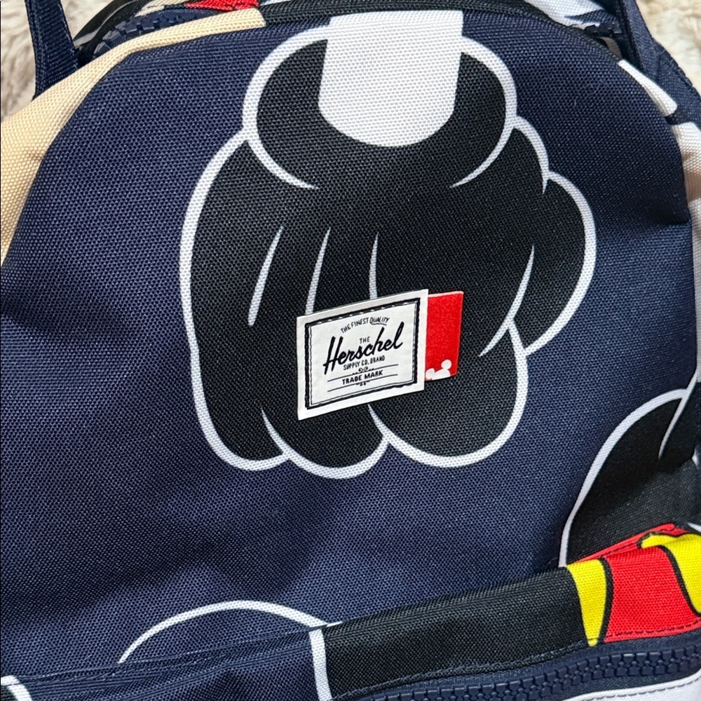 Herschel Mickey Mouse Print Backpack - Picture 2 of 15